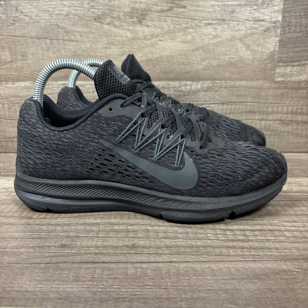 Nike Zoom Winflo 5 Black Womens US Size 7.5 EUR 38.5 AV8010-02 Running Shoes